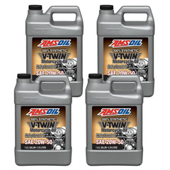 AMSOIL 20W-50 100% Synthetic V-Twin Motorcycle Oil