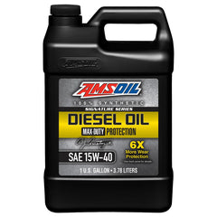 AMSOIL Signature Series 15W-40 100% Synthetic Max-Duty Diesel Oil